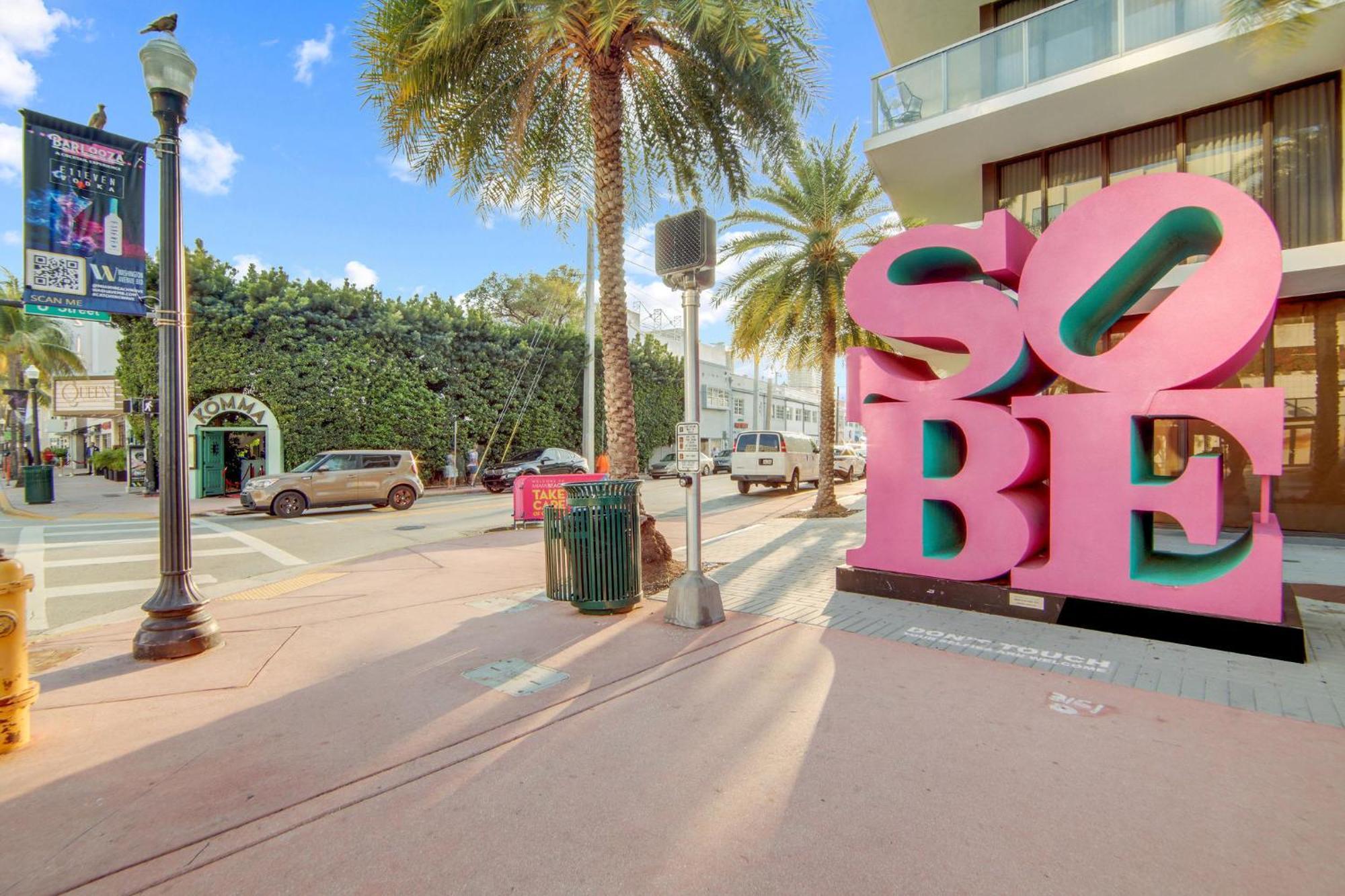 Chic Large Studio Apt Near Ocean Drive South Beach Miami Beach Exteriér fotografie
